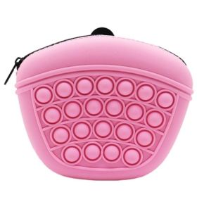 Indoor & Outdoor Pet Training Everyday Supplies (type: Feed Dogs Pouch, Color: pink)