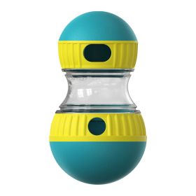 Hide Food Puppy Self-Hi Educational Dog Toy Food Dropping Ball (Option: Lake Blue Spot)